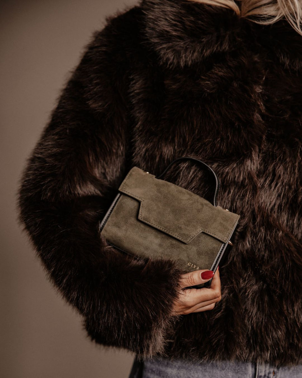 The Maya bag - olive green