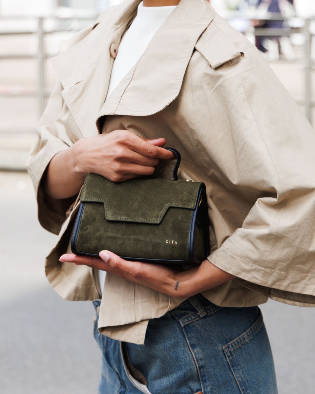The Maya bag - olive green