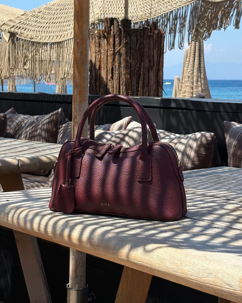 The Noni bag - burgundy red
