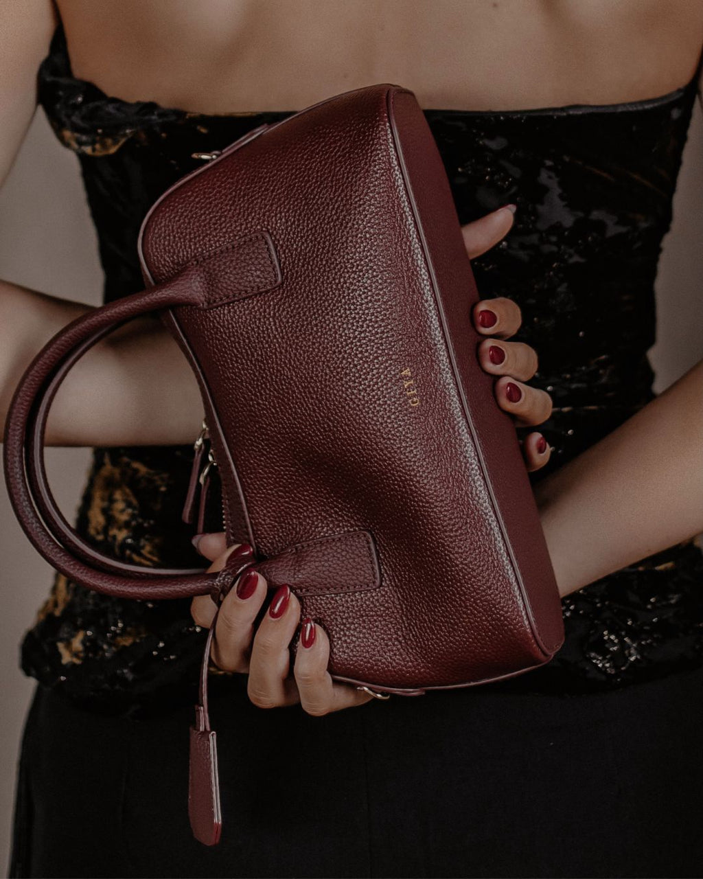 The Noni bag - burgundy red