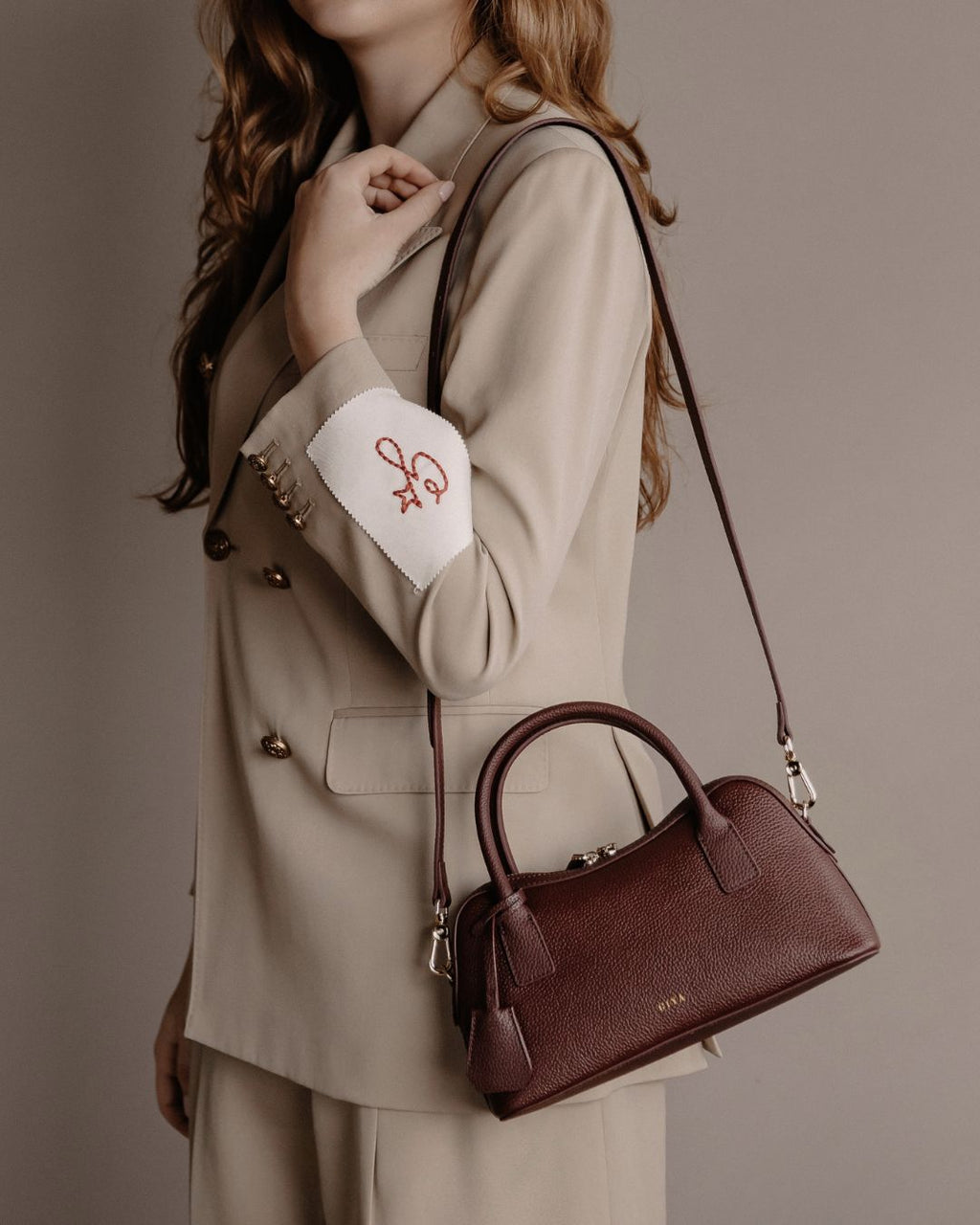 The Noni bag - burgundy red