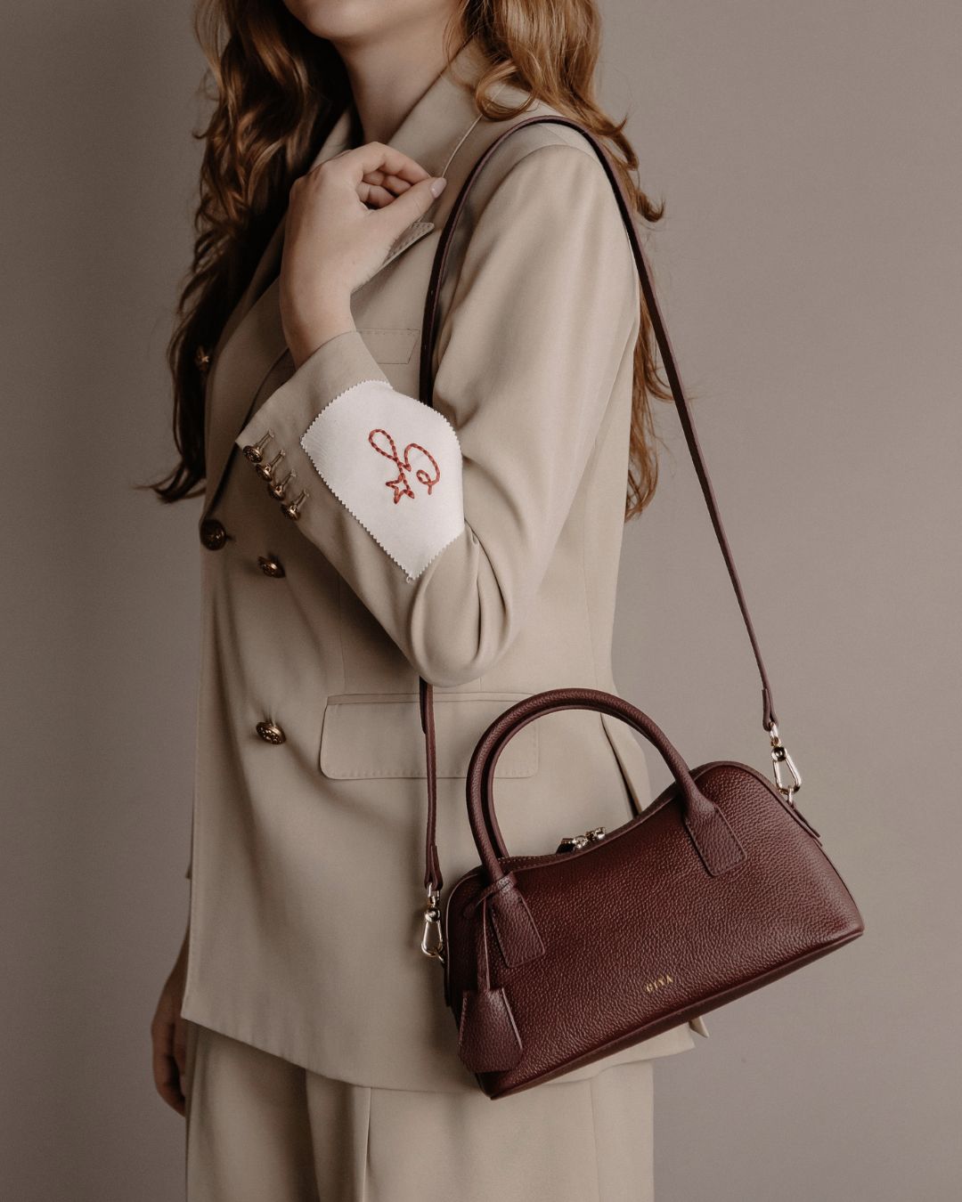 The Noni bag - burgundy red