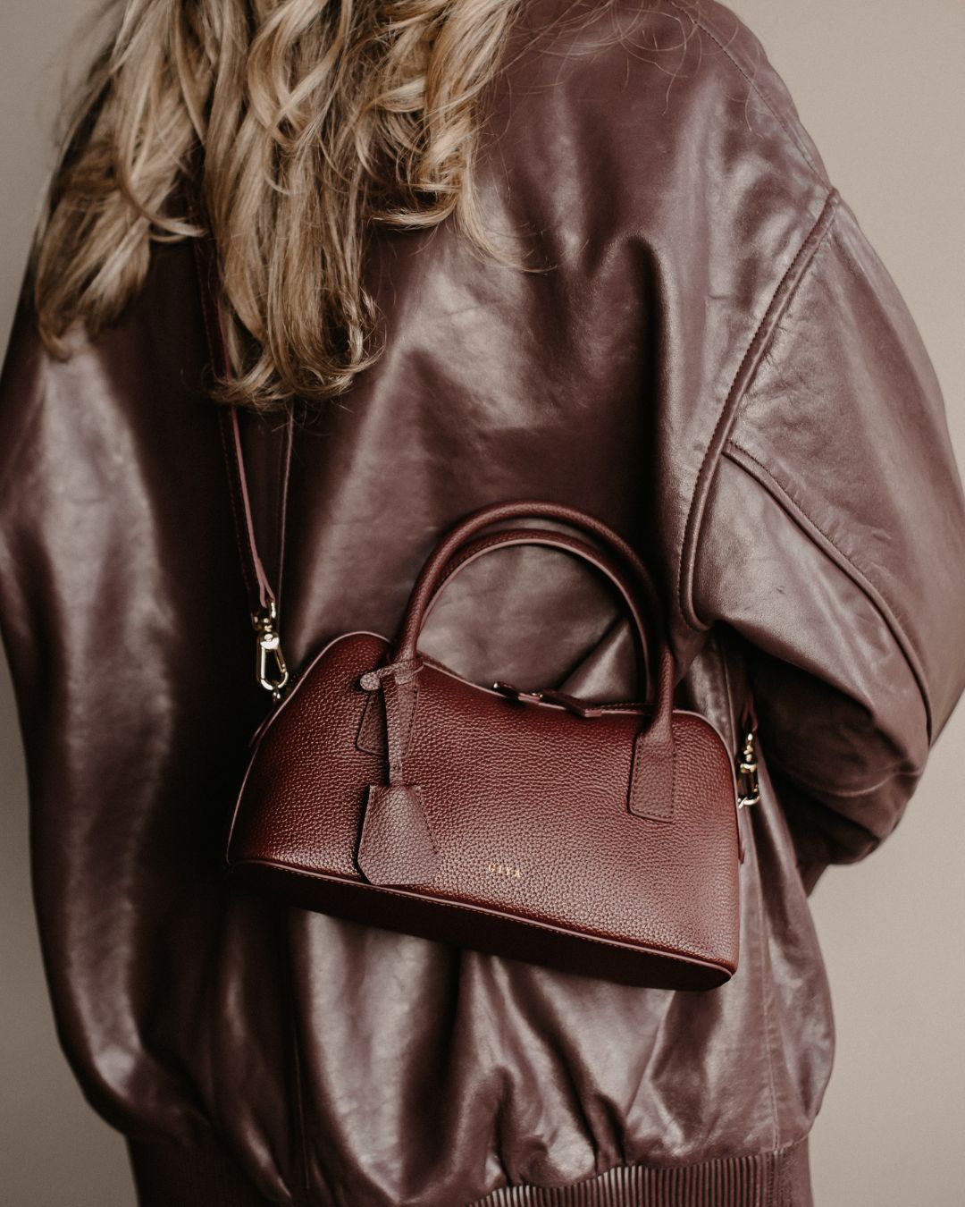 The Noni bag - burgundy red