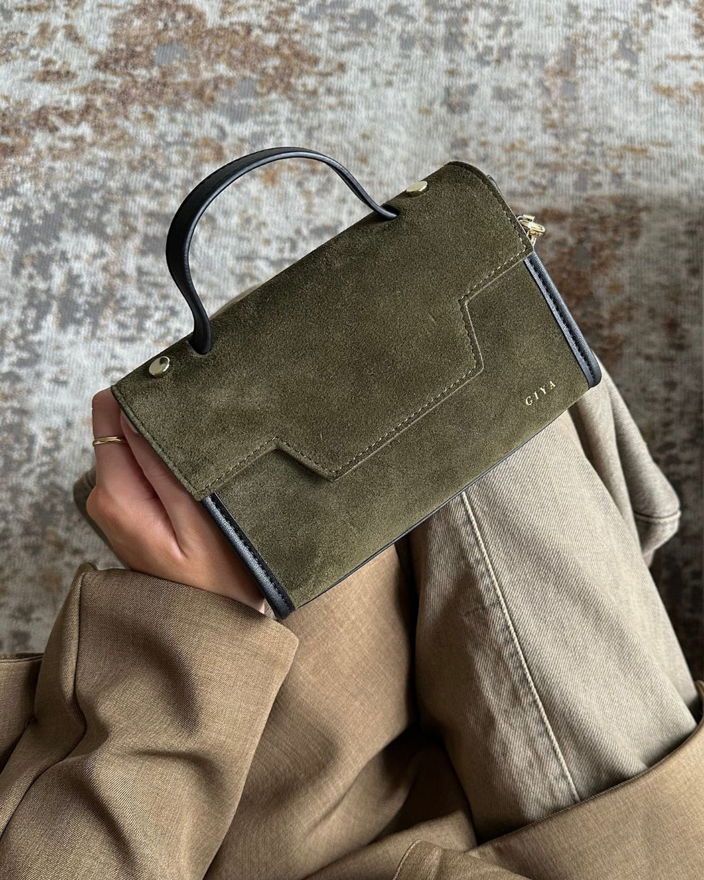 The Maya bag - olive green